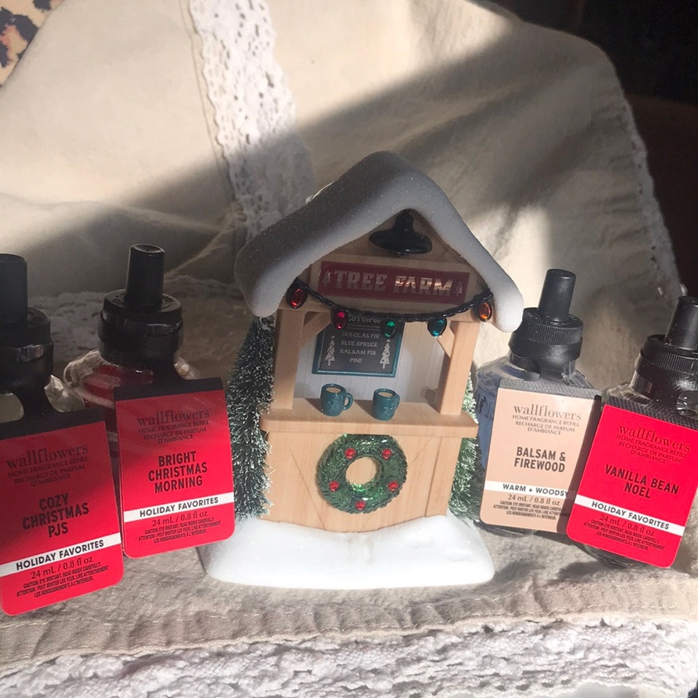 NEW ~ Wallflowers Holiday Scented Oils Set.
